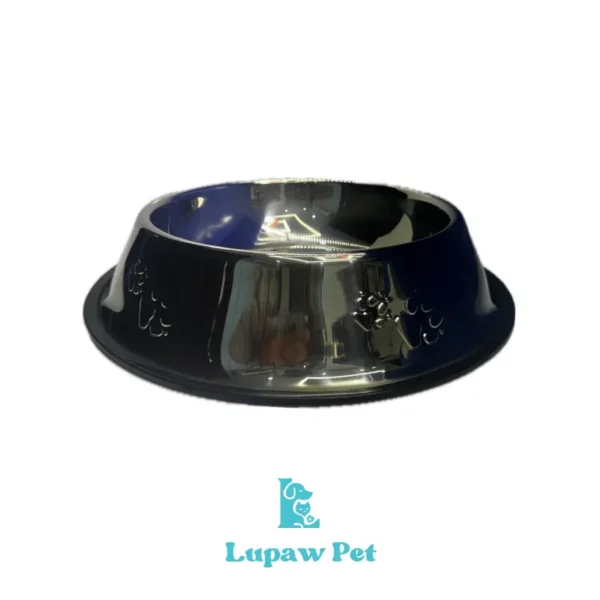 ظرف آب و غذای استیل سگ و گربه سایز پنج– قطر 22 سانت