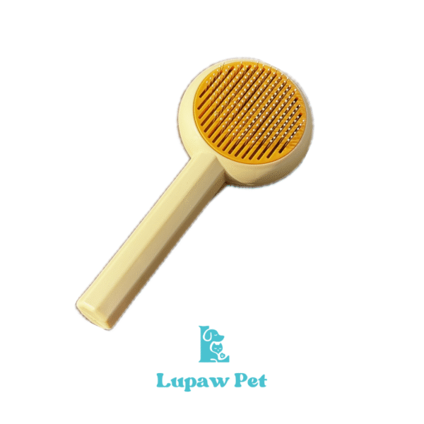 برس‌کشی گربه/سگ با برس دکمه‌دار مدل همبرگری