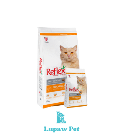 غذای خشک رفلکس گربه بالغ طعم مرغ و برنج – 1 کیلوگرم