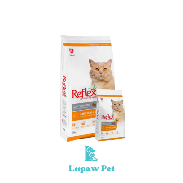 غذای خشک رفلکس گربه بالغ طعم مرغ و برنج – 1 کیلوگرم