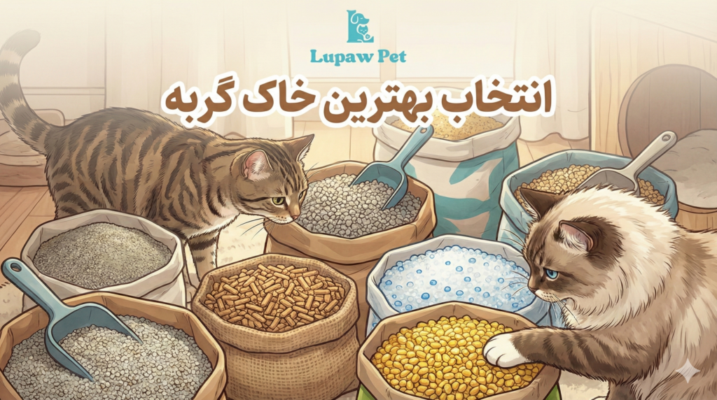 انتخاب بهترین خاک گربه